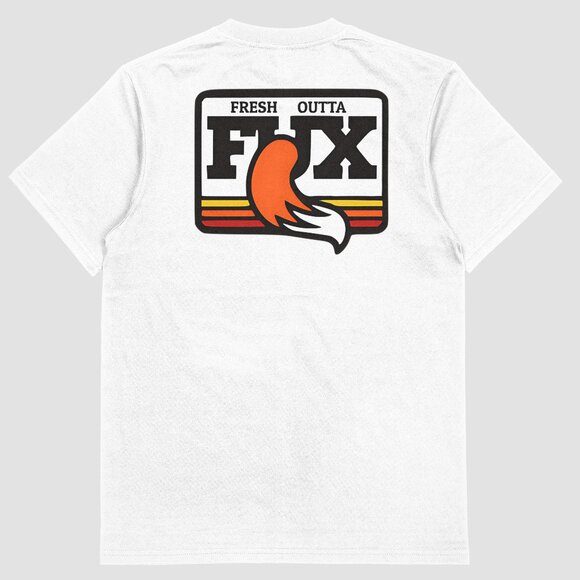 Fresh Outta Fux Men’s Funny Humorous T-shirt White 100% Cotton - Picture 3 of 4